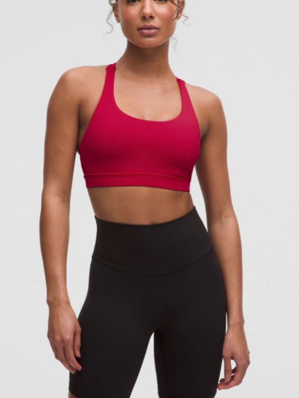 Lululemon Energy Bra Pink Dragonfruit. Size 6 Medium Support